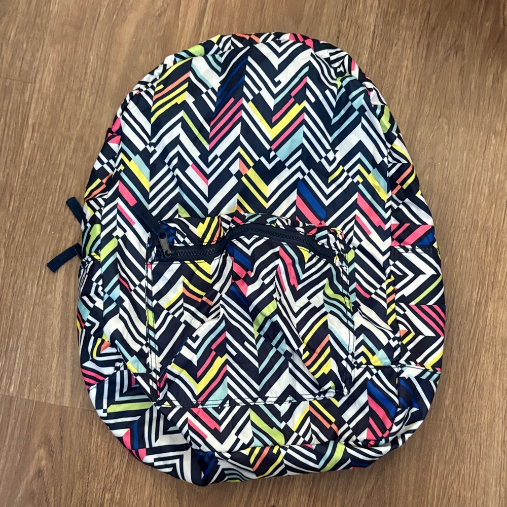 Never Used* Colorful Chevron Backpack